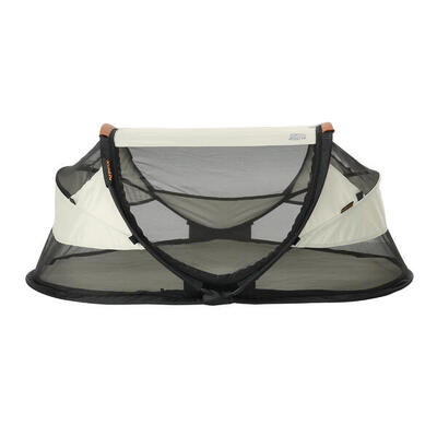 Baby luxe campingbedje - inclusief zelfopblaasbare matras - ivory