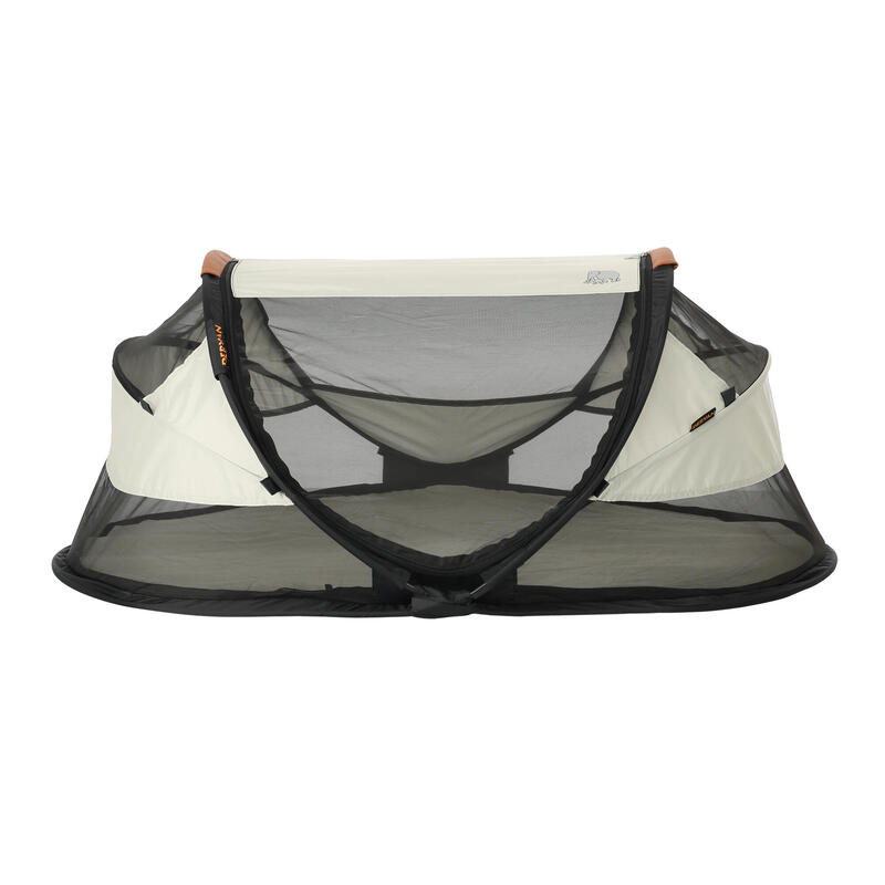 Pătuț de călătorie Baby Luxe - Include saltea autogonflabilă - Fildeș