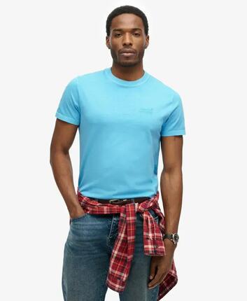 Fluo T-shirt met geborduurd logo Superdry Essential