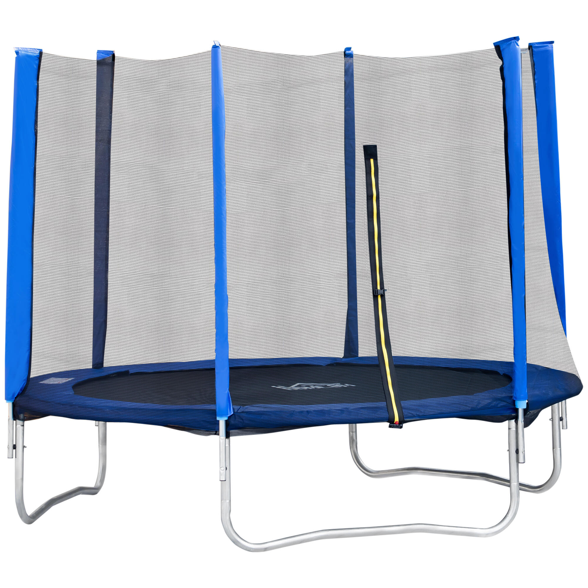 HOMCOM HOMCOM Trampolino Elastico Interni ed Esterni con Rete Sicurezza Fino 100kg