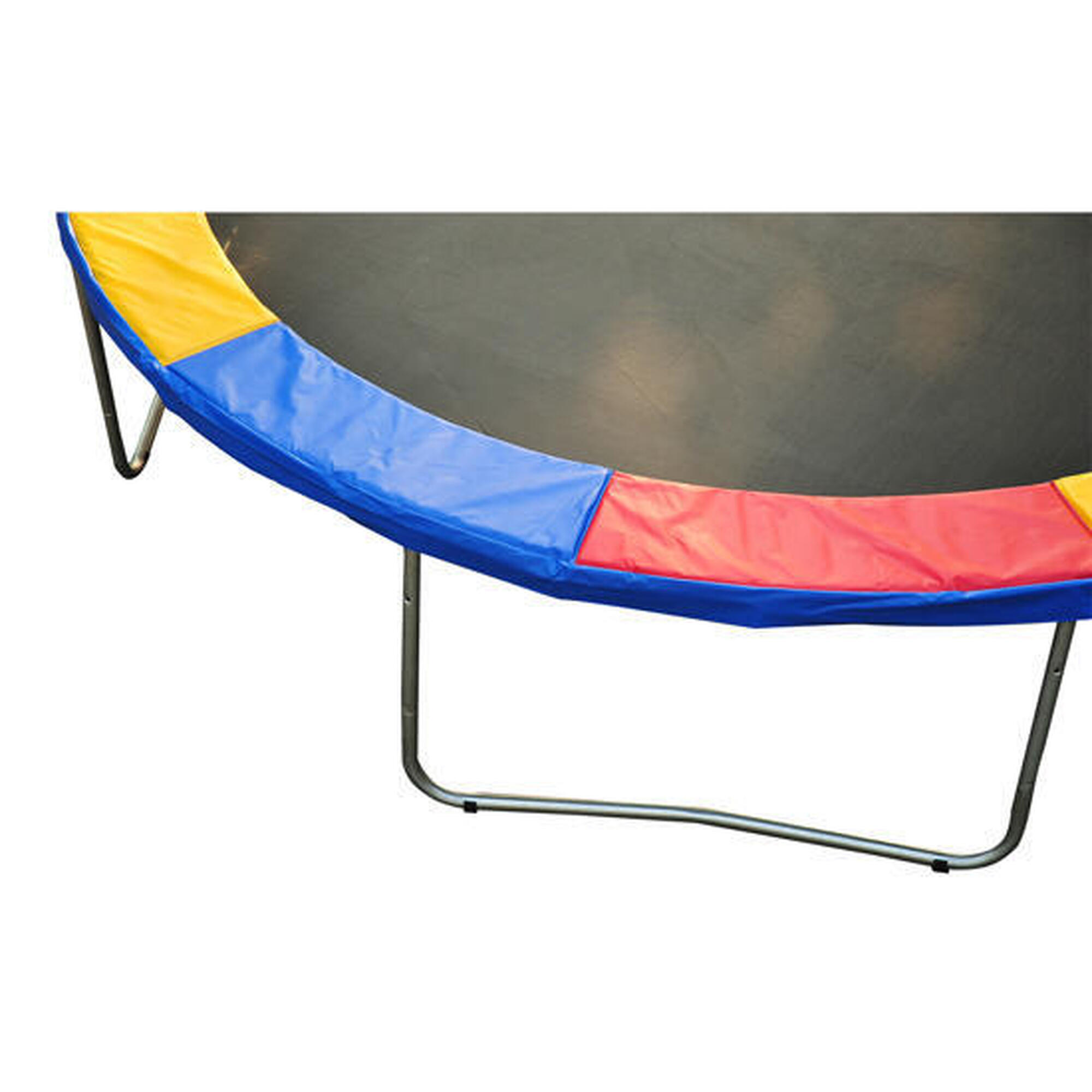 HomCom, protectie margine trambulina, Ø244cm, multicolora
