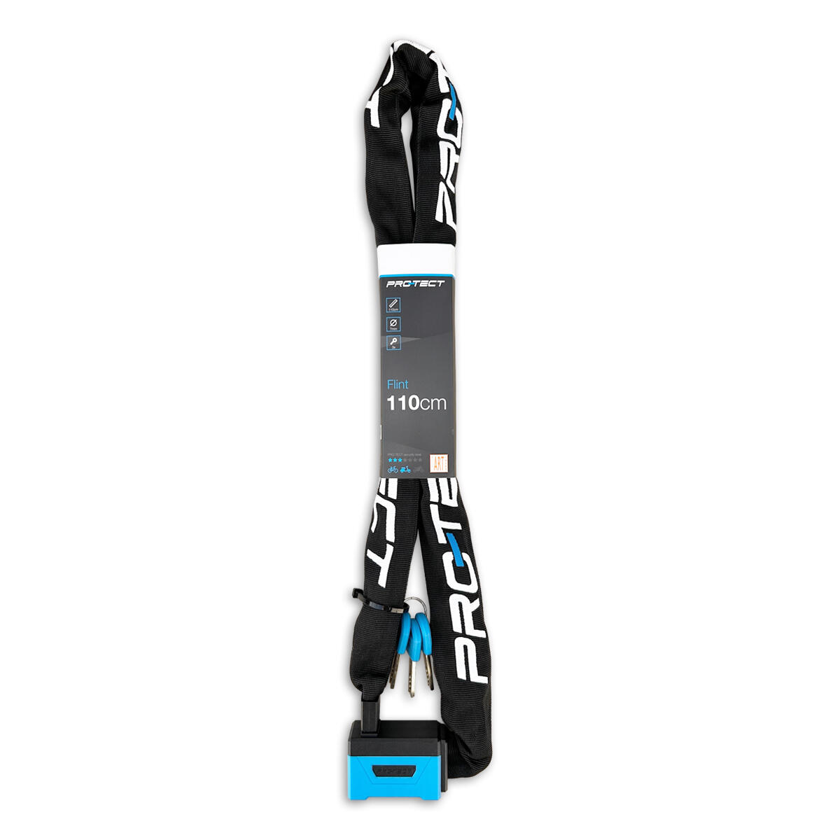 Cadeado de corrente Pro-Tect Flint ART 1 110 cm 2/5