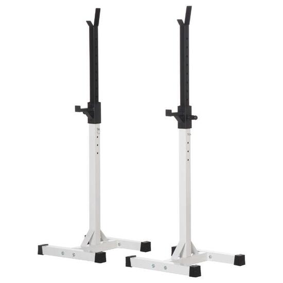HOMCOM Porta Bilanciere Universale con Altezza Regolabile Carico Max. 150kg