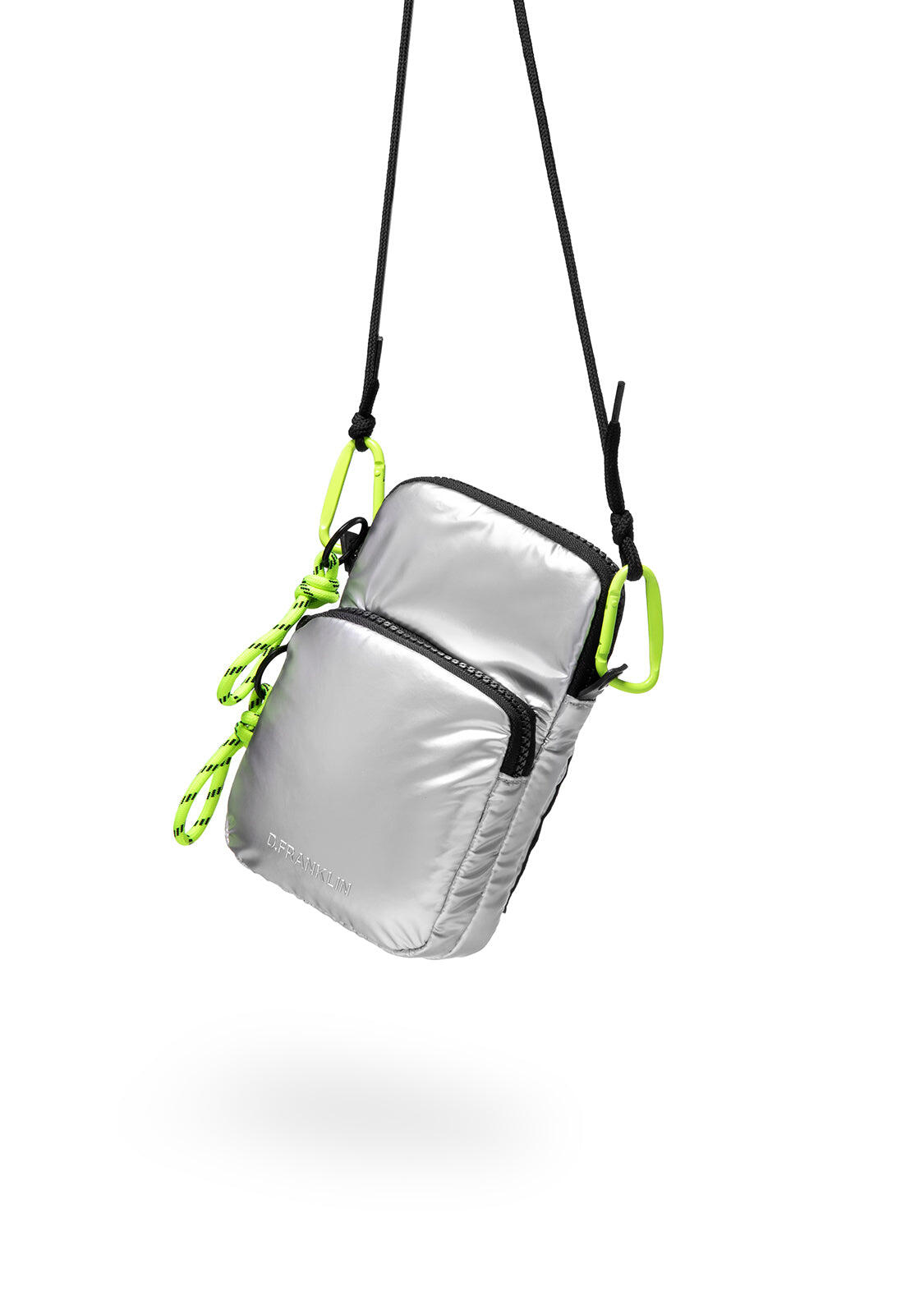 Bolso Porta Móviles Bomb Mini Bag en Plata D.Franklin 2/4