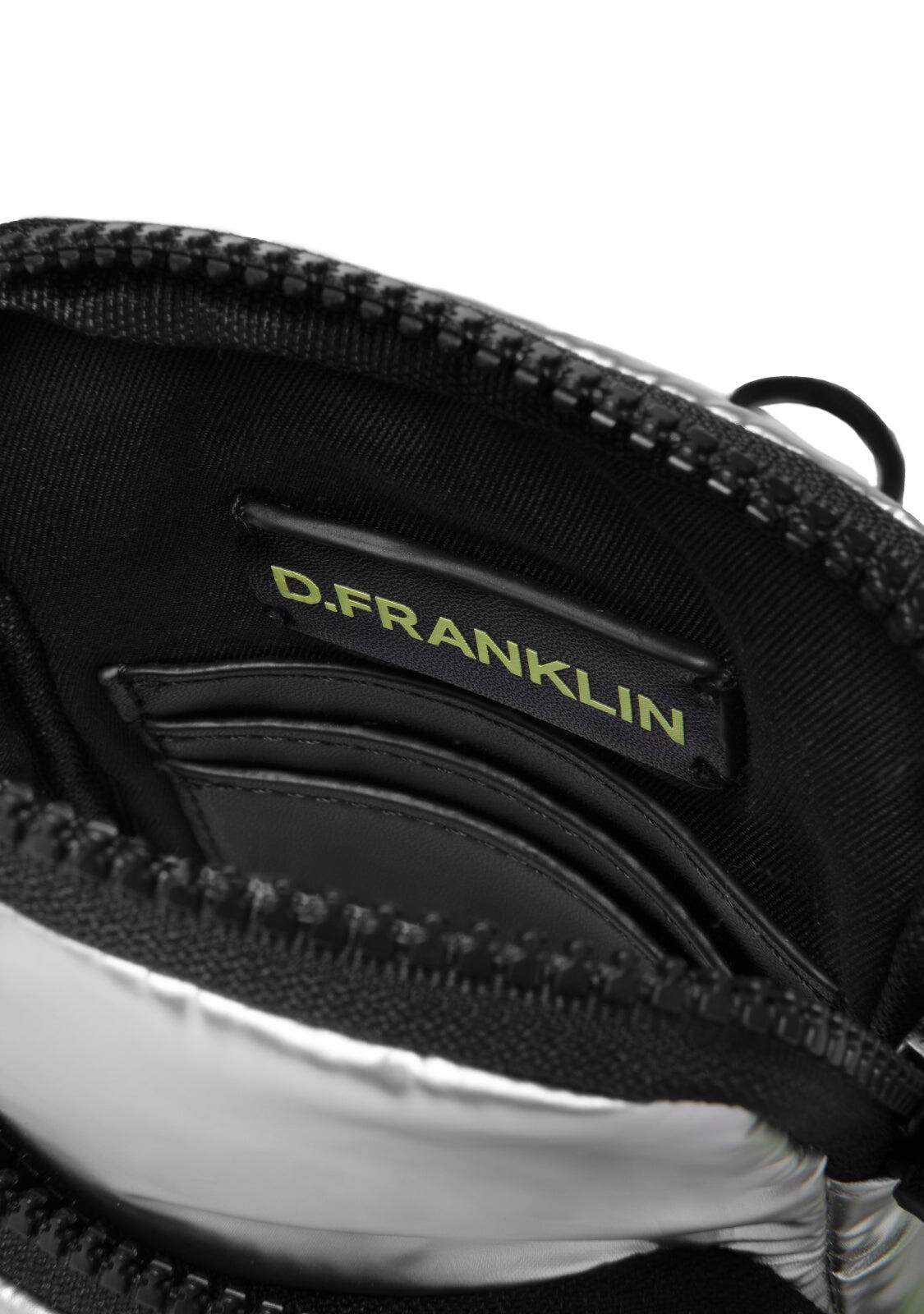 Bolso Porta Móviles Bomb Mini Bag en Plata D.Franklin 4/4