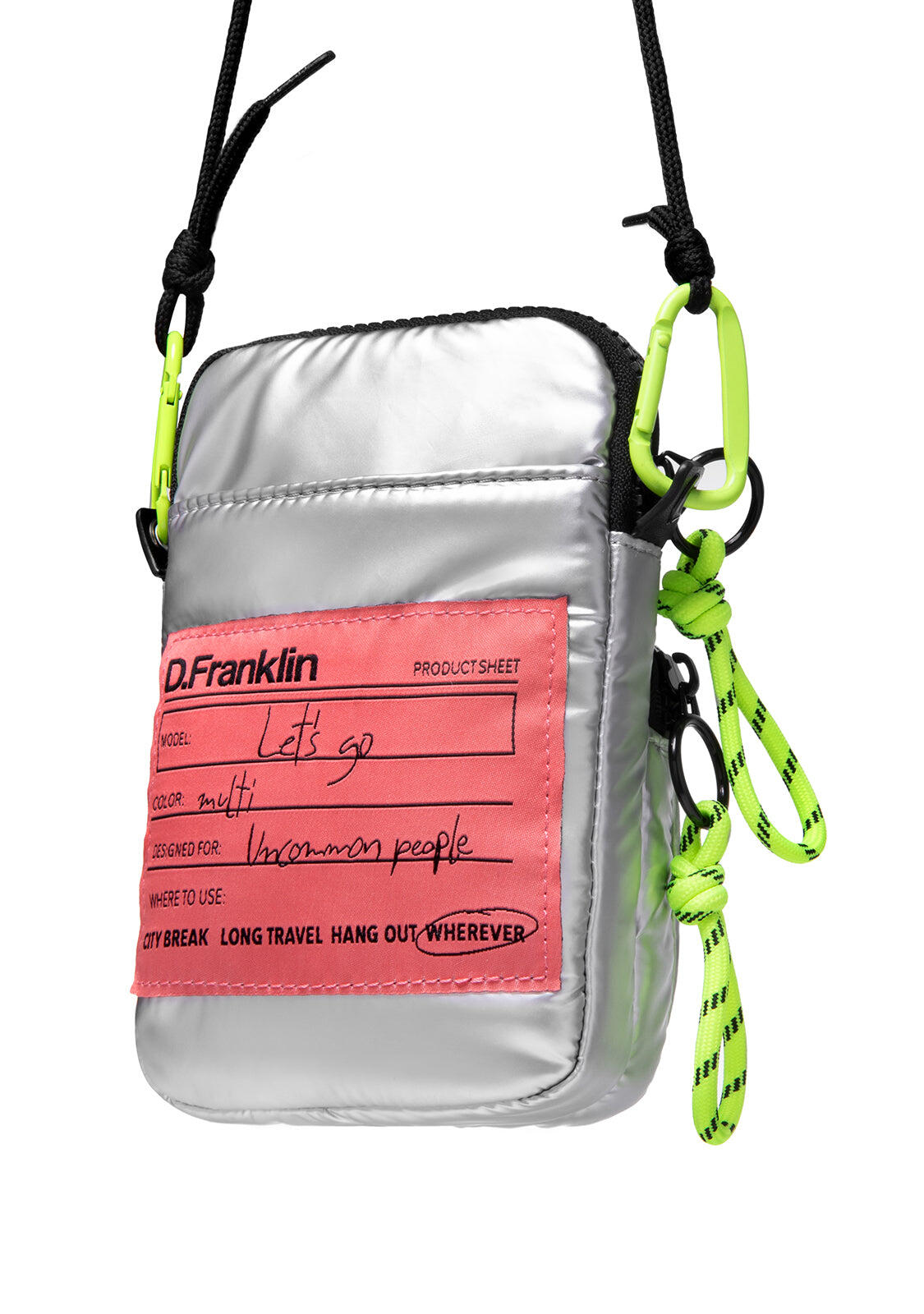Bolso Porta Móviles Bomb Mini Bag en Plata D.Franklin 3/4