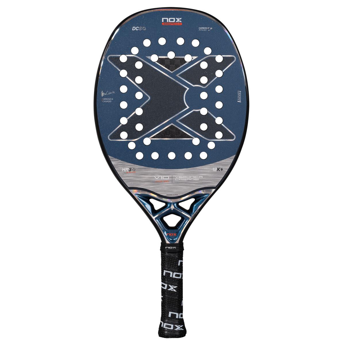 NOX Racchetta da beach tennis V10 Luxury 2025. La racchetta di Veronica Casadei