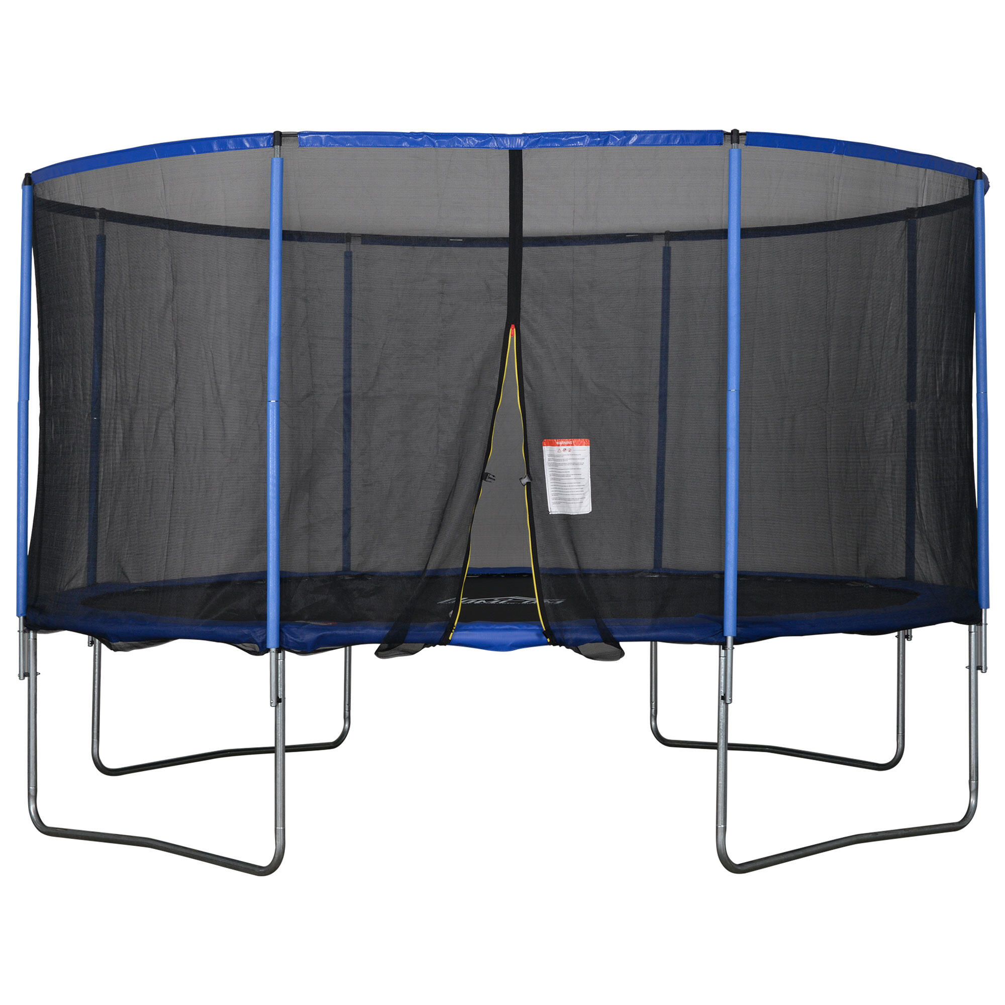 HOMCOM HOMCOM Tappeto Elastico trampolino con Rete e Bordo Imbottito Φ426 x 269cm