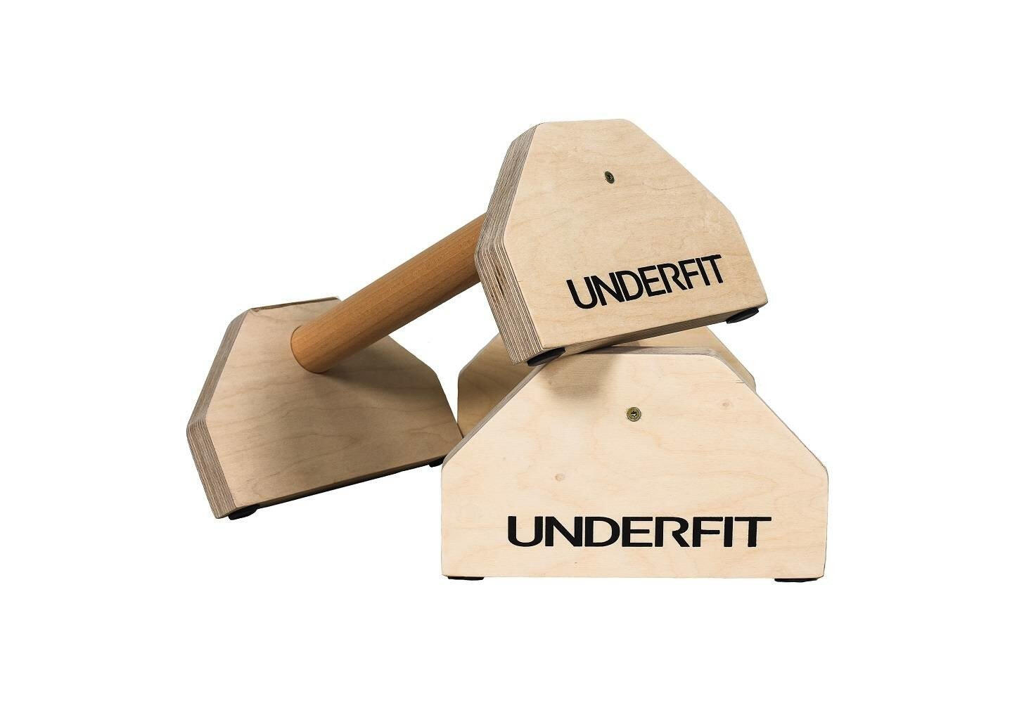 Drewniane uchwyty do pompek paraletki UNDERFIT 50 cm 1/6