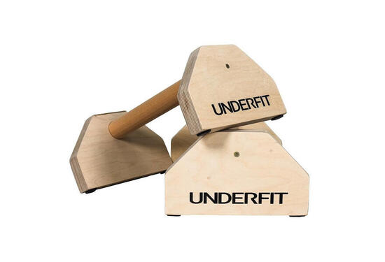 Drewniane uchwyty do pompek paraletki UNDERFIT 50 cm