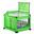 Tarc copii cu 50 de bile colorate, Loc de joaca, Verde, Interior - Exterior