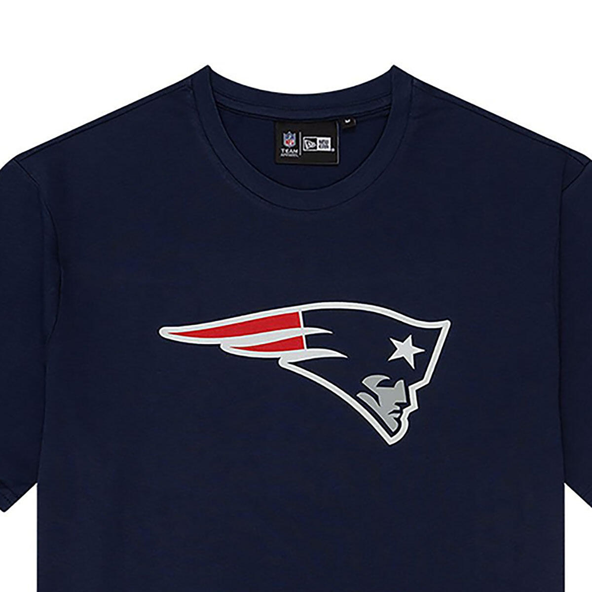 T-Shirt NFL New England Patriots Logo New Era Bleu marine 3/7