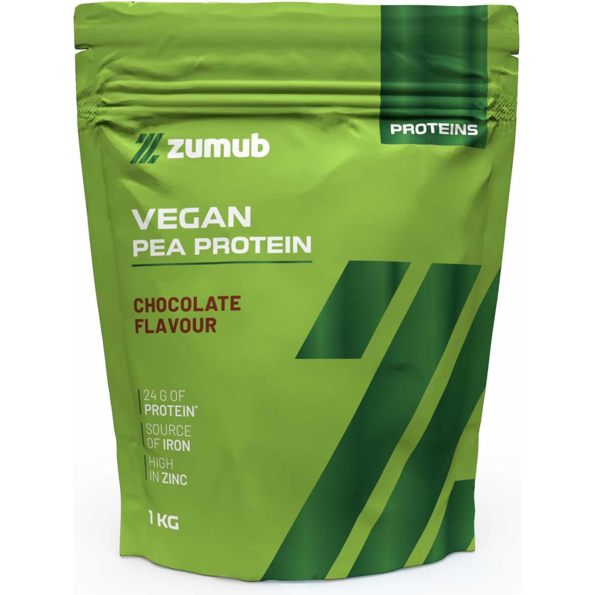 Zumub - Zumub Protéine Végane (protéine De Pois) 1 Kg - Chocolat - Protéines Végétales - 1 Kg - Decathlon