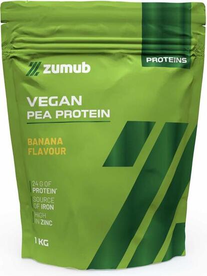 Zumub Proteína Vegana (Proteína de Guisante) 1 Kg - Plátano