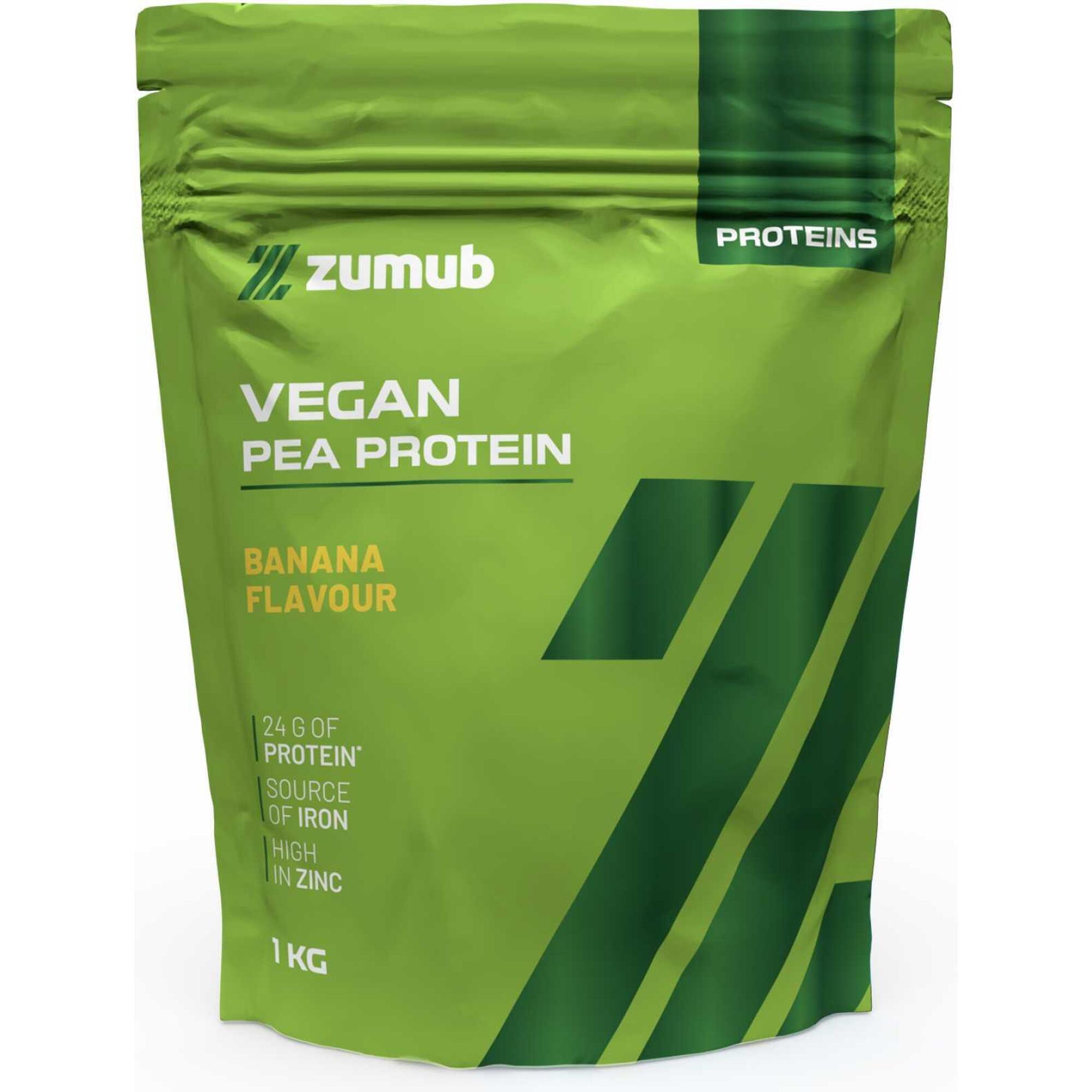 Zumub - Zumub Protéine Végane (protéine De Pois) 1 Kg - Banane - Protéines Végétales - 1 Kg - Decathlon
