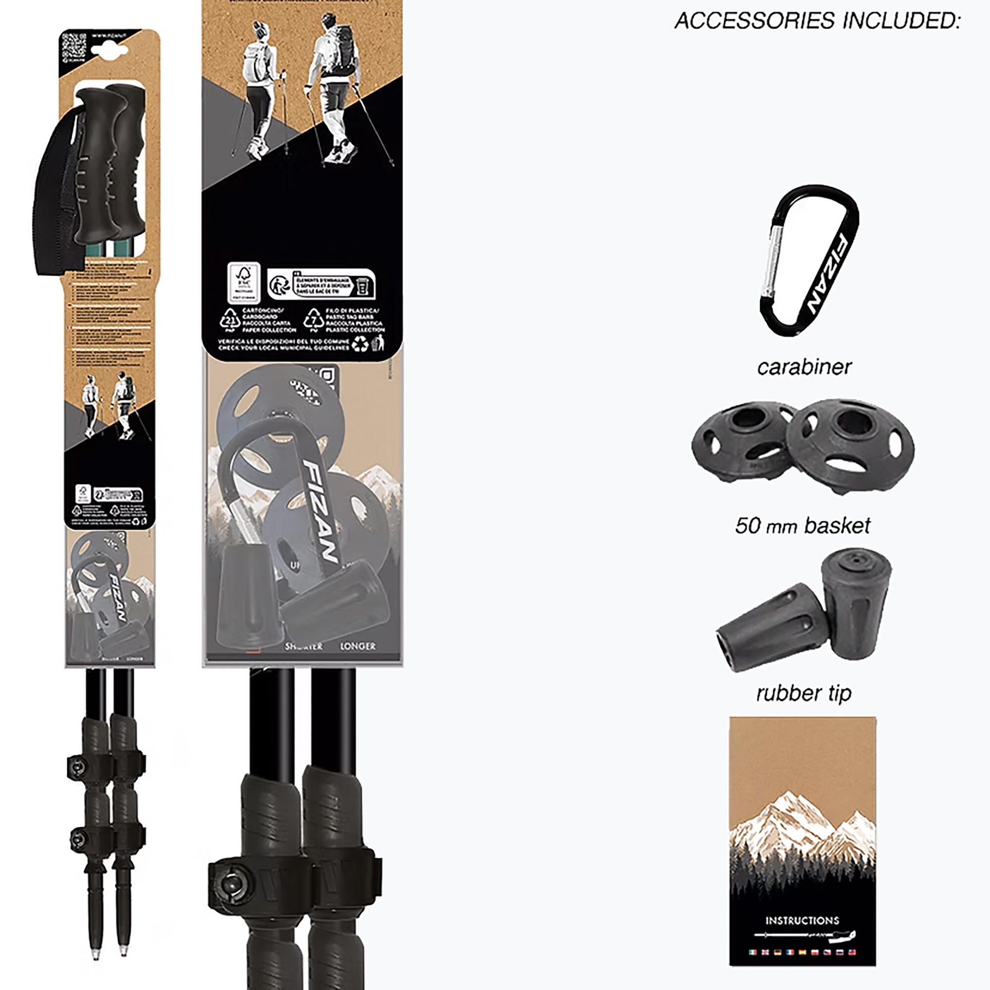 Kije trekkingowe Fizan Voyager 4/5