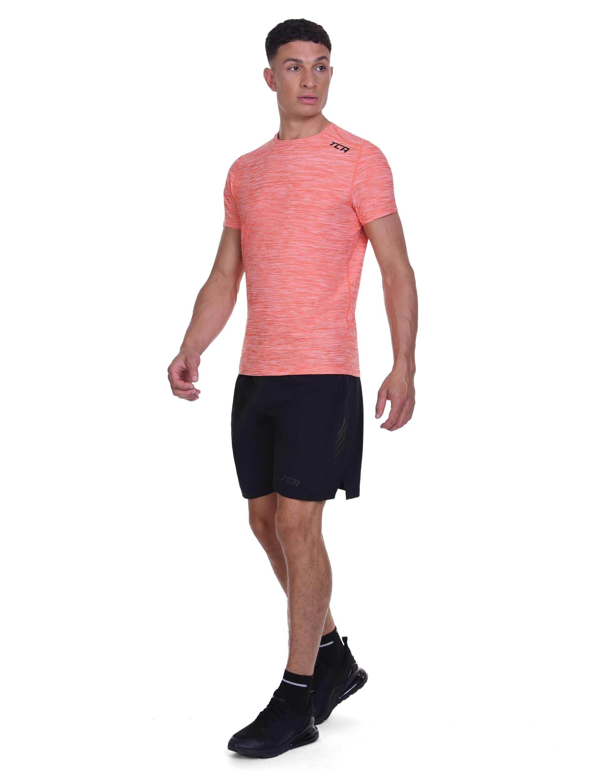 Men's Laser Light Weight Running Shorts with Pockets - Black 5/7