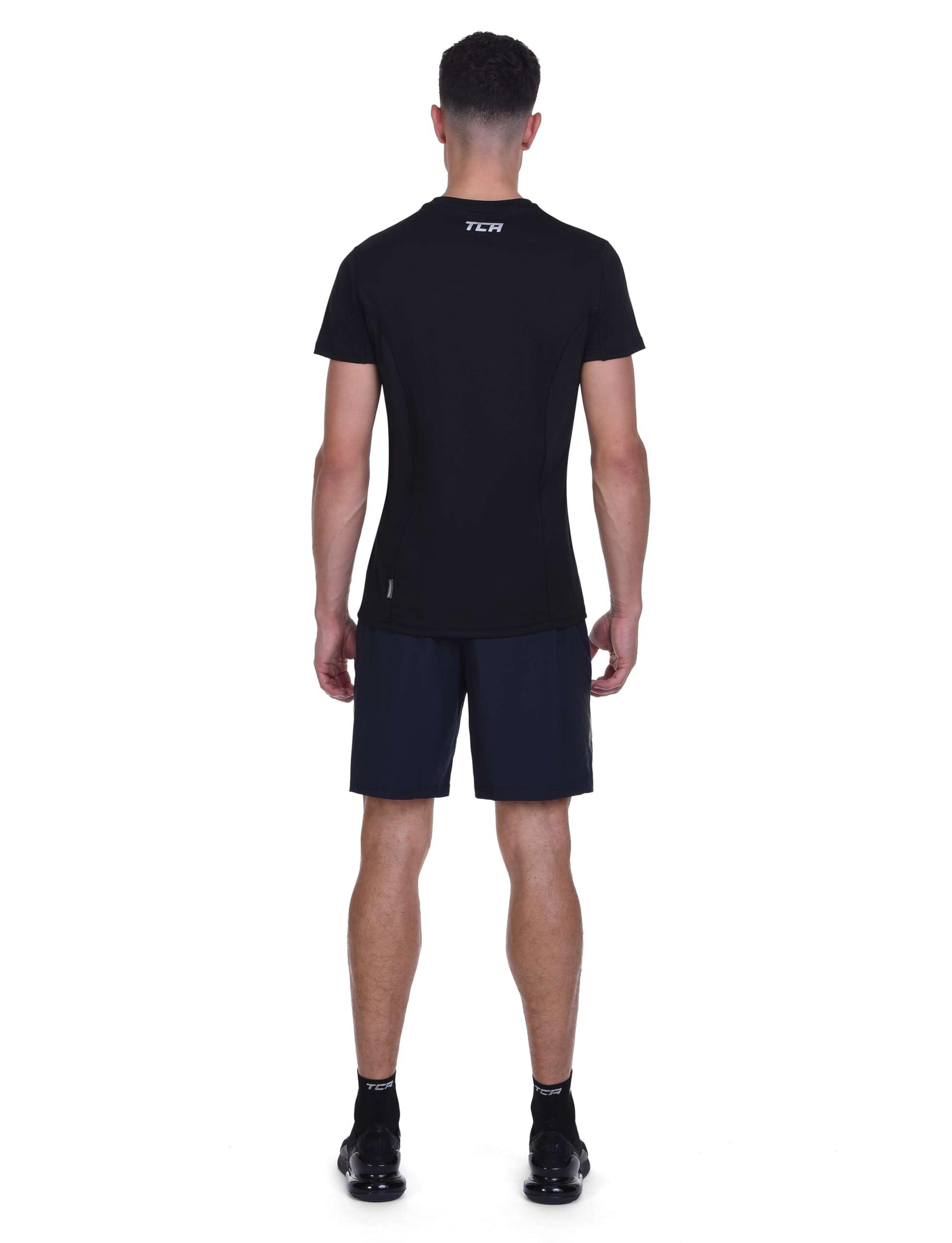 Men's Laser Light Weight Running Shorts with Pockets - Night Sky 6/7