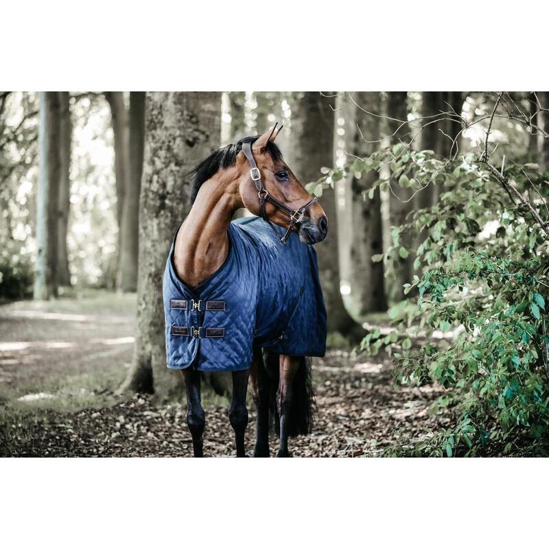 Couverture d’écurie - 600D - 155 cm / 6'9 - Laine vegan - Navy