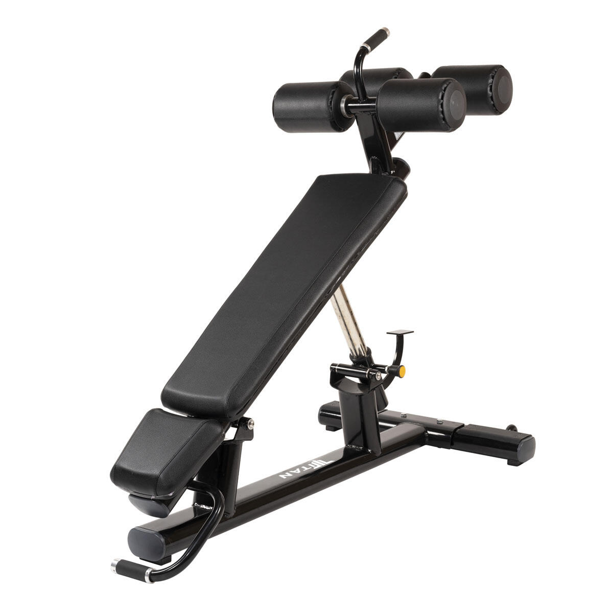 Banc décliné ajustable pour abdominaux "Sit-Up Decline Bench" Titan 4/5