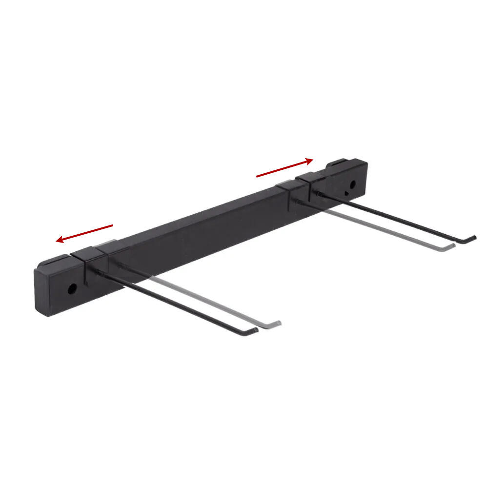 Rack mural réglable pour tapis de yoga 3/4