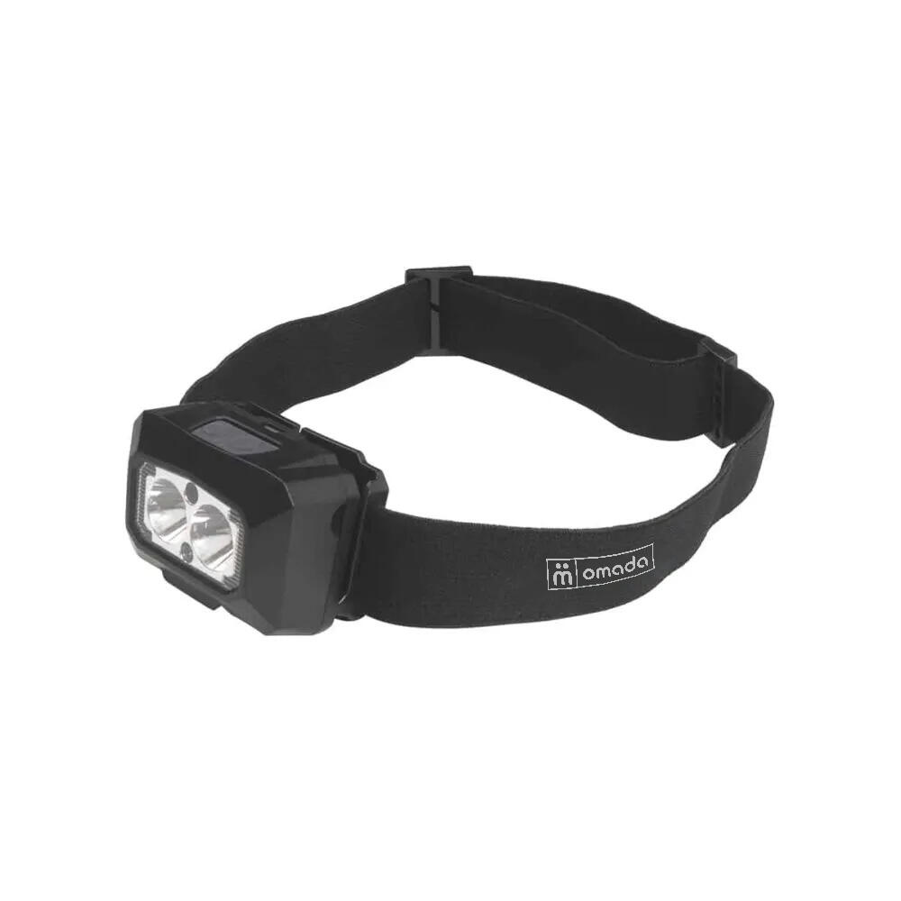 GLADIATORFIT Lampada frontale ricaricabile con sensore di movimento a 2 LED