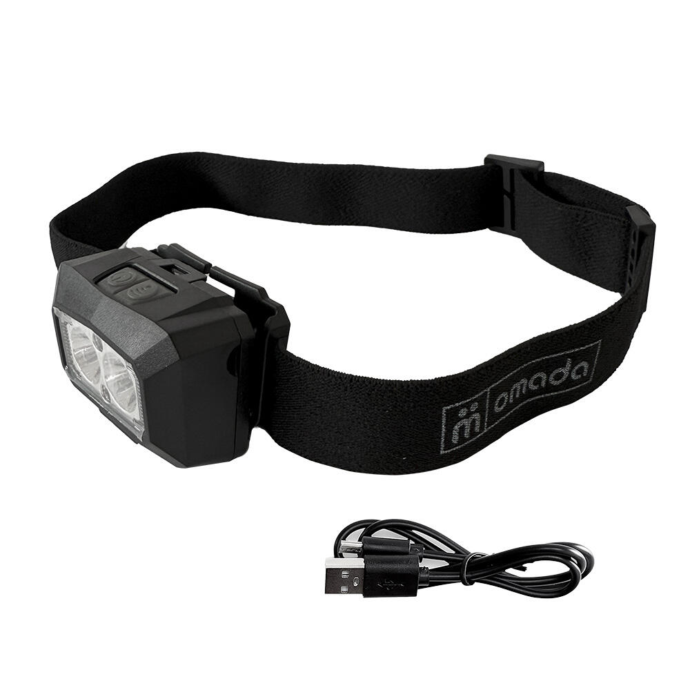 Omada 2 LED, lampada frontale ricaricabile con sensore di movimento 4/5