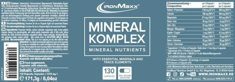 Mineral Complex 130caps IronMaxx 2/2