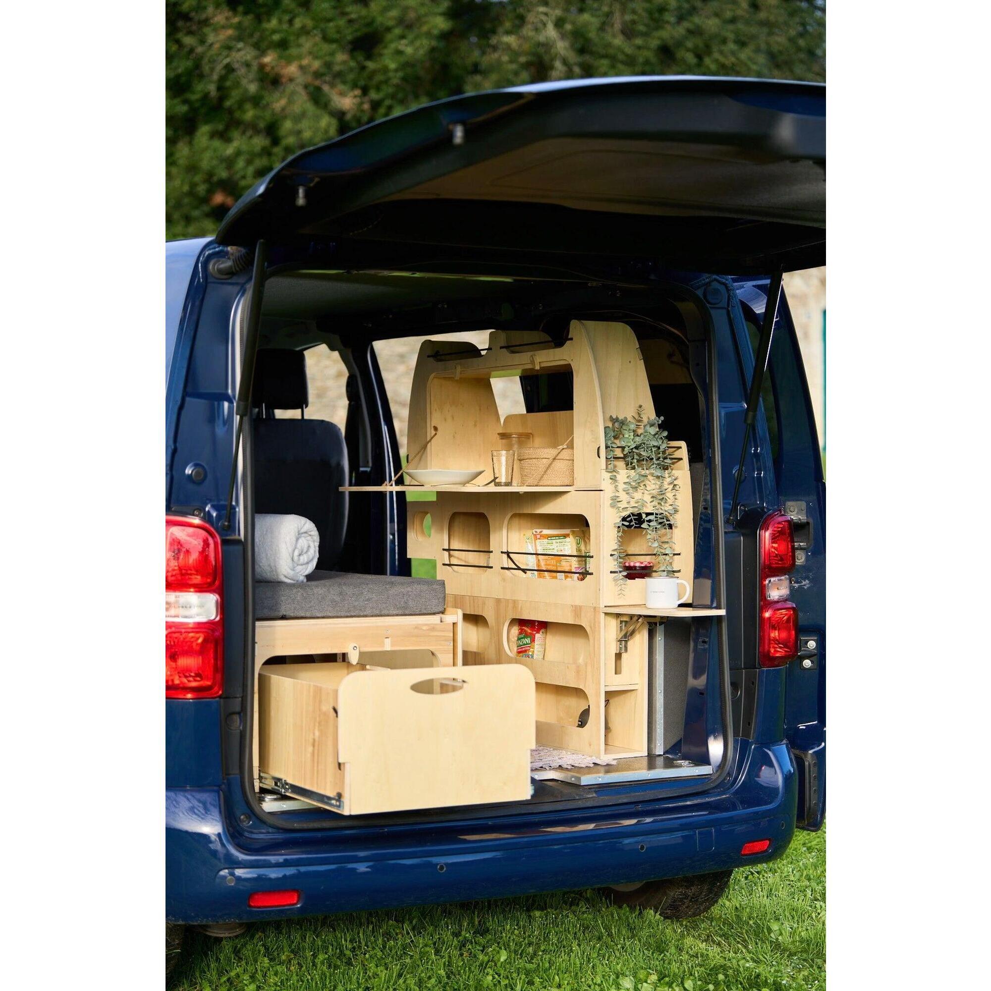 Tchao Tchao - Ensemble Collection Meubles Van Et Fourgon À Monter Soi-même - Kit Aménagement Véhicule - Beige - Taille Unique - Decathlon