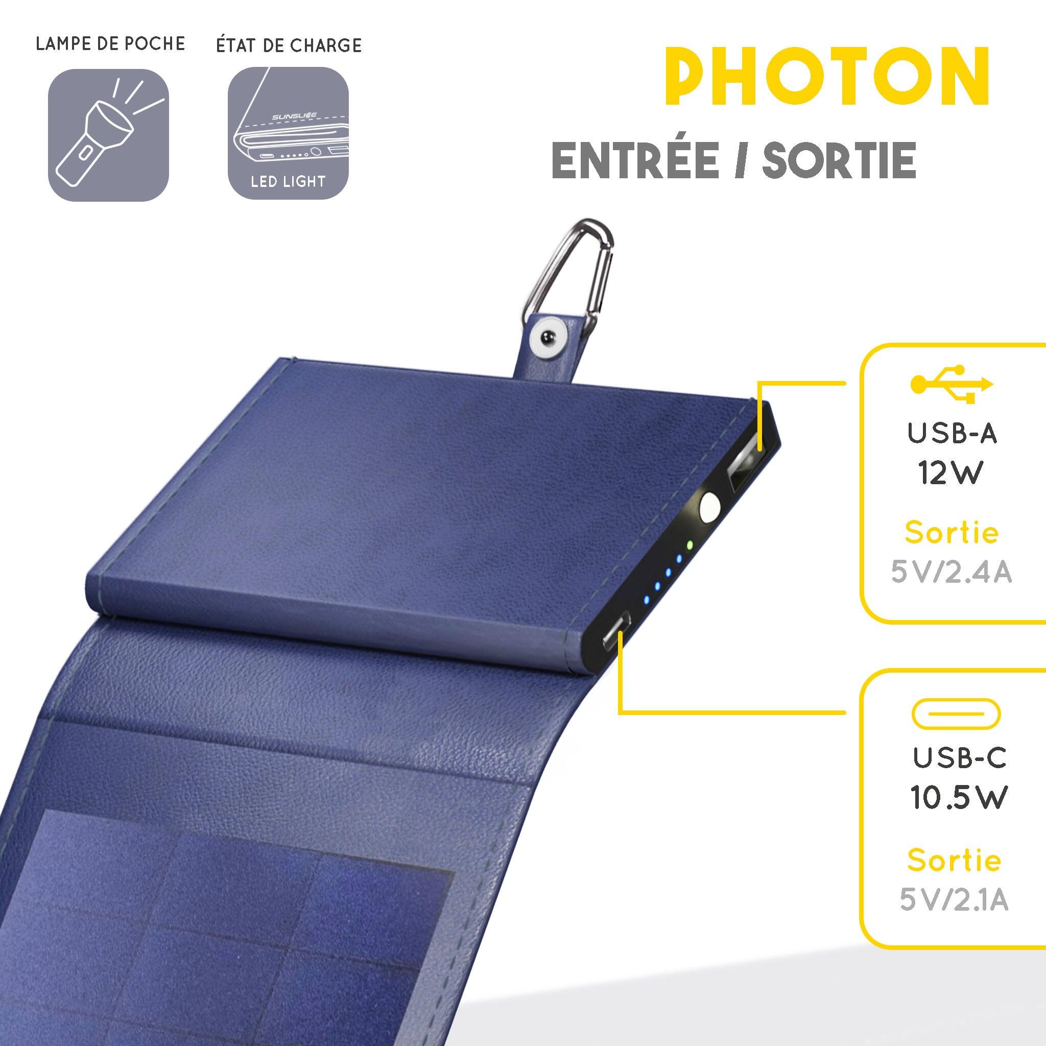 Sunslice 4W tragbares Solar-Batterieladegerät 2/5