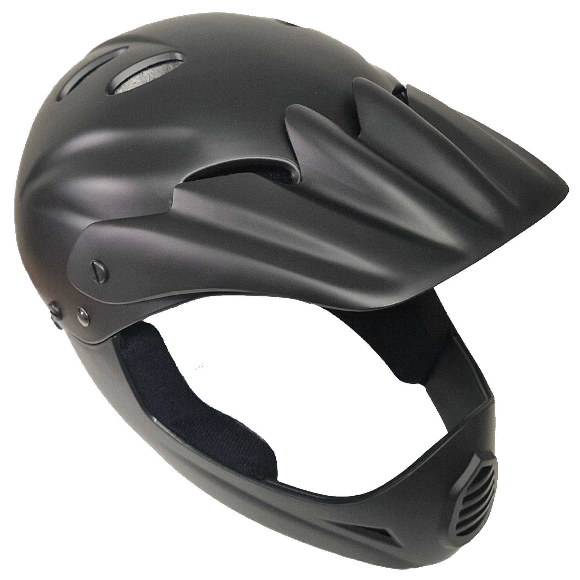 All-In-1 Fullface/Downhill BMX Bike/Bicycle Helmet M 54-58cm - Matte Black 2/7