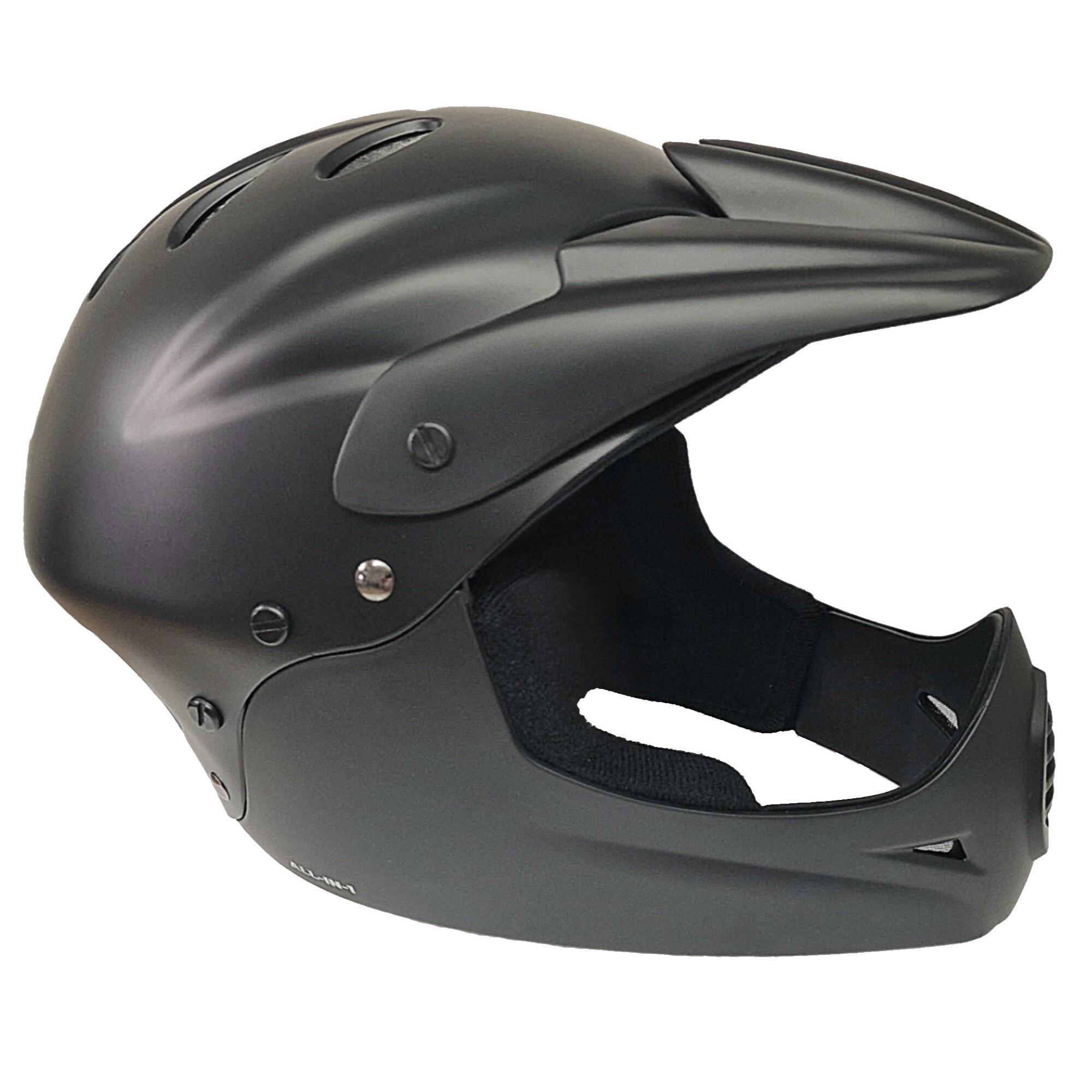 All-In-1 Fullface/Downhill BMX Bike/Bicycle Helmet M 54-58cm - Matte Black 3/7