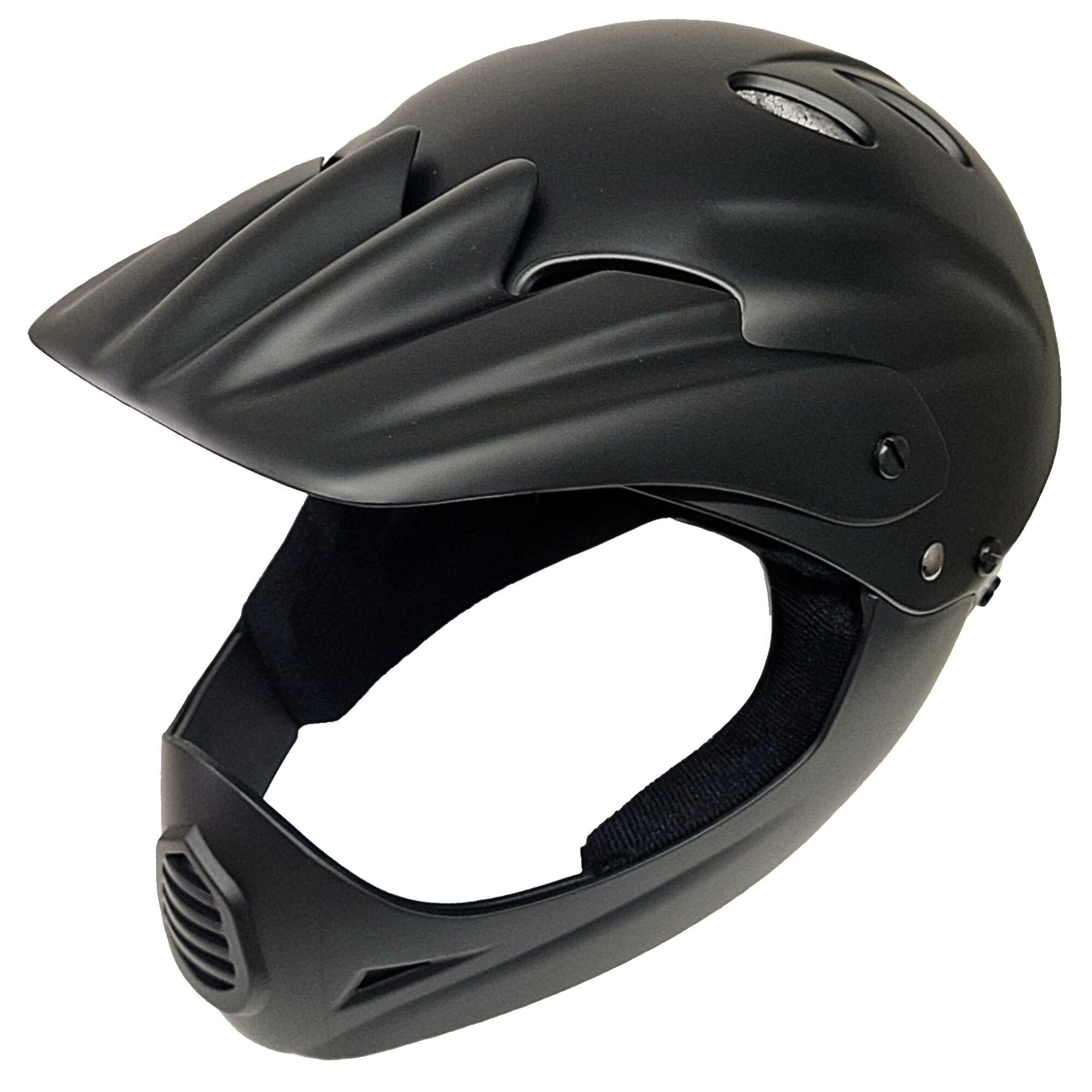 All-In-1 Fullface/Downhill BMX Bike/Bicycle Helmet M 54-58cm - Matte Black 4/7