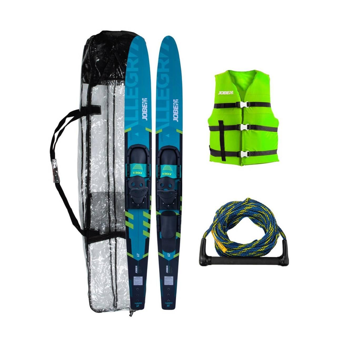 Jobe - Ski Nautique Allègre Teal 67" - Skis Nautique - Bleu - 170cm - Decathlon