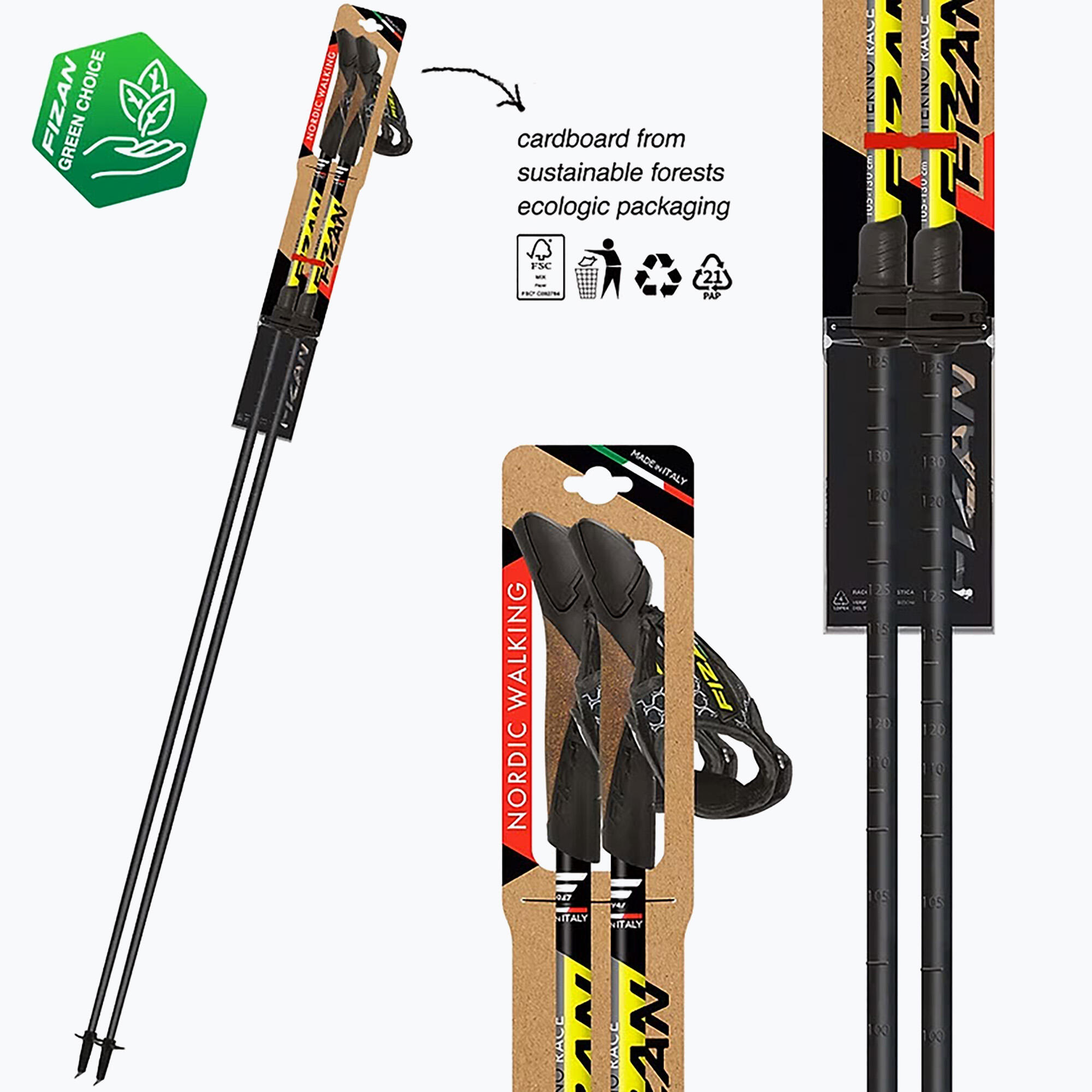 Nordic Walking Stokken Fizan Tekno Race 3/5