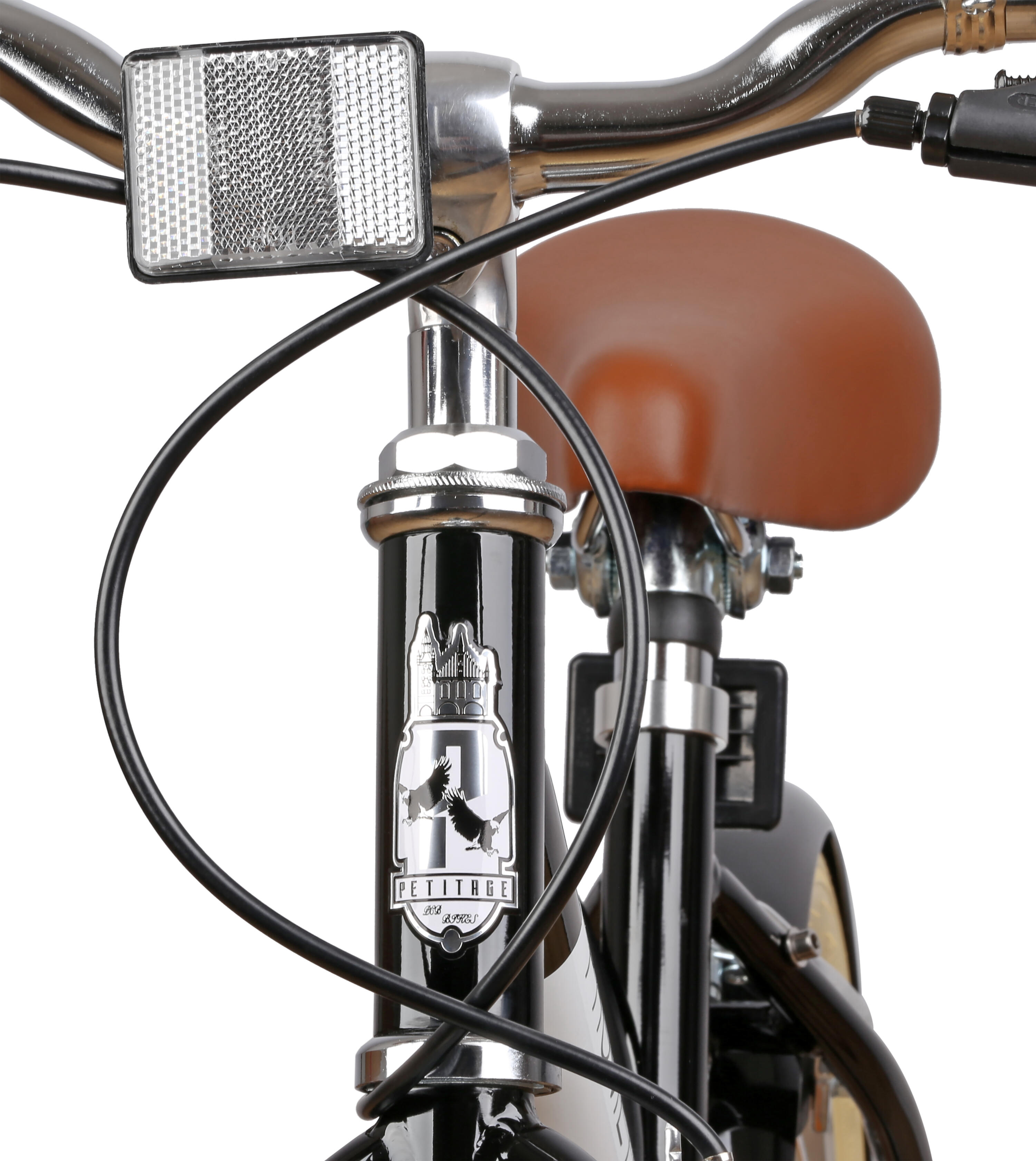 Kinderfahrrad 16 Zoll ab 5 Jahre – Retro/Vintage Look - V-Bremse & Ständer 6/8