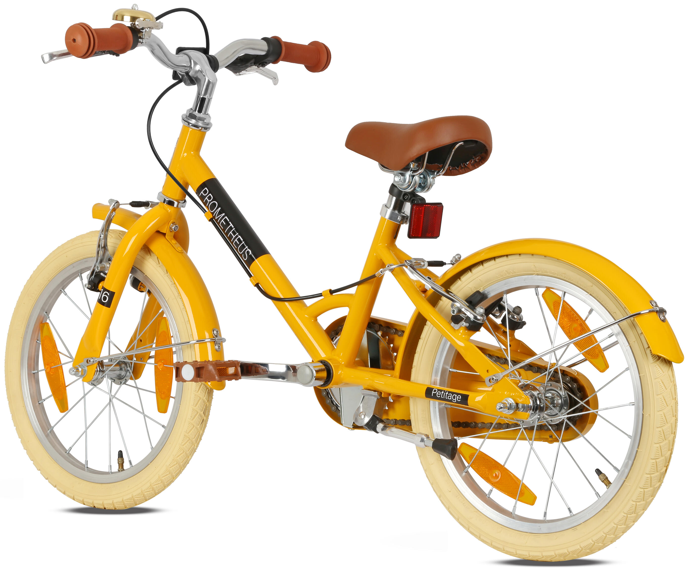 Kinderfahrrad 18 Zoll ab 6 Jahre – Retro/Vintage Look - V-Bremse & Ständer 4/8
