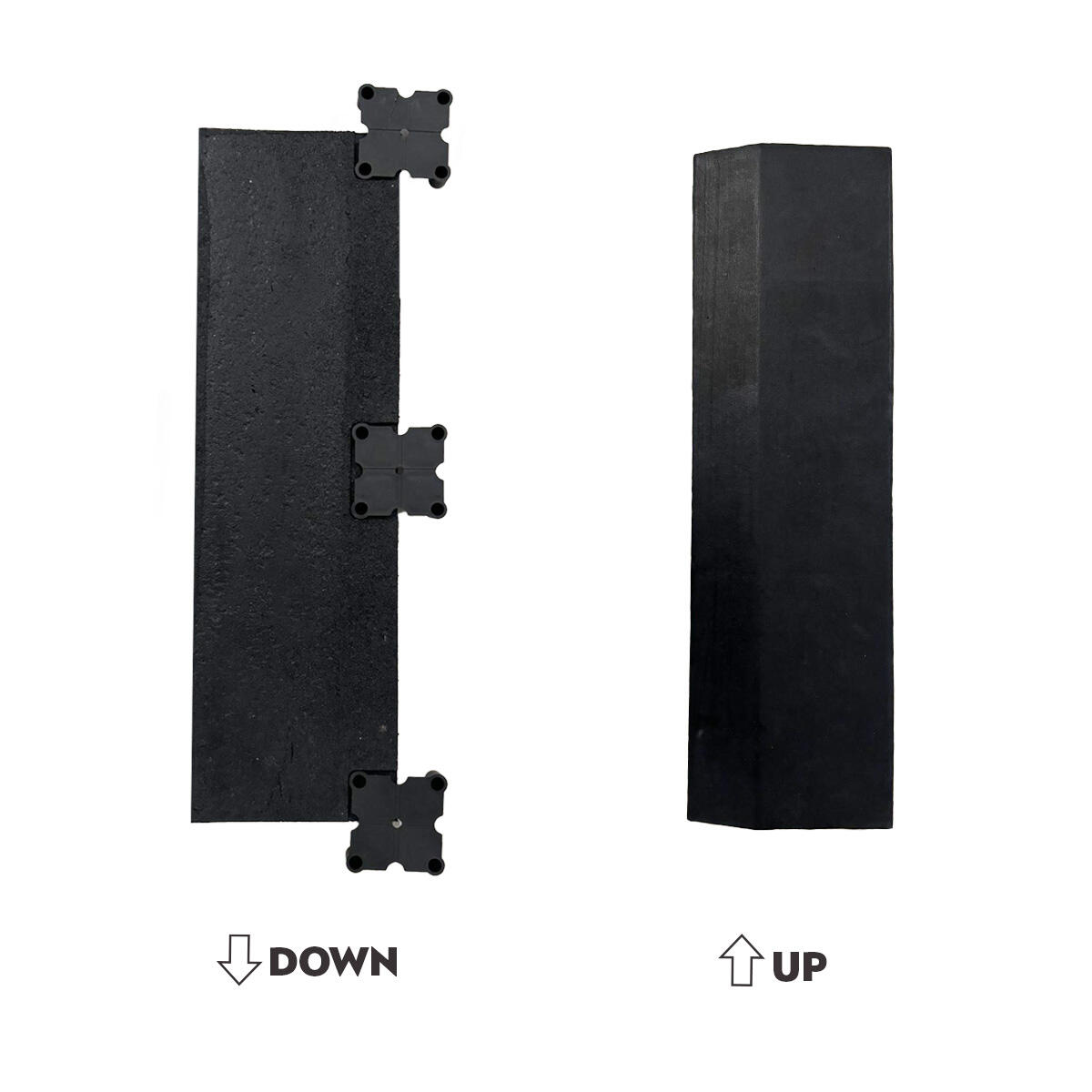 GLADIATORFIT Rampa per pavimenti in gomma 100x100x2cm GladiatorFit