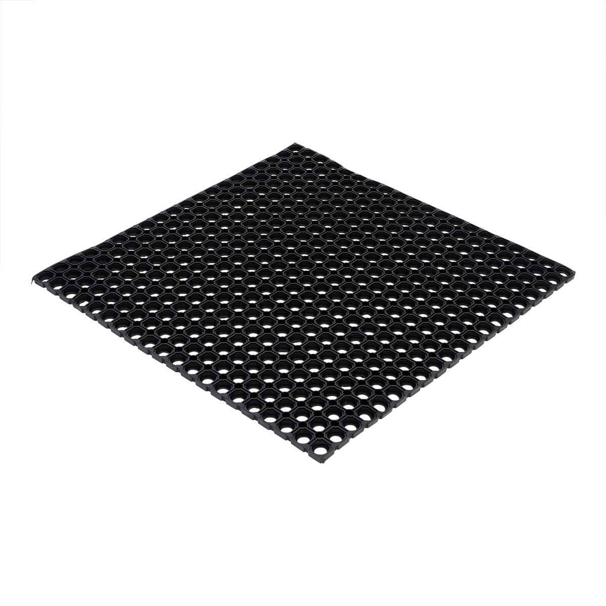 GLADIATORFIT Tappeto a griglia in gomma 80x80x1,5 cm