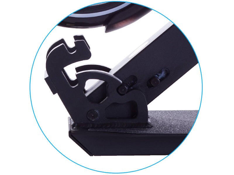 Hulajnoga Rideoo 120 City Scooter Race Black 120 mm LED 5/7