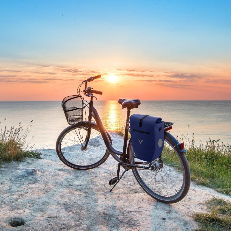 Sacoche velo Sacoche de porte-bagages velo etanche à vélo 28L bikepacking