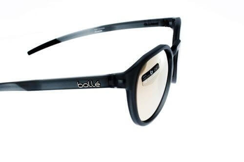 Lunettes de soleil mixte Bollé Merit noir cristal, verres miroités roses 4/4