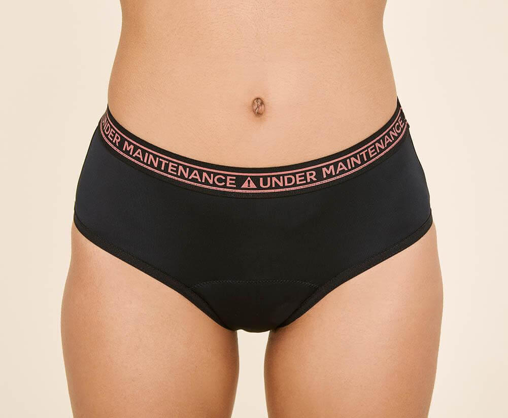 Culotte menstruelle absorption MEDIUM "Under Maintenance" 1/3