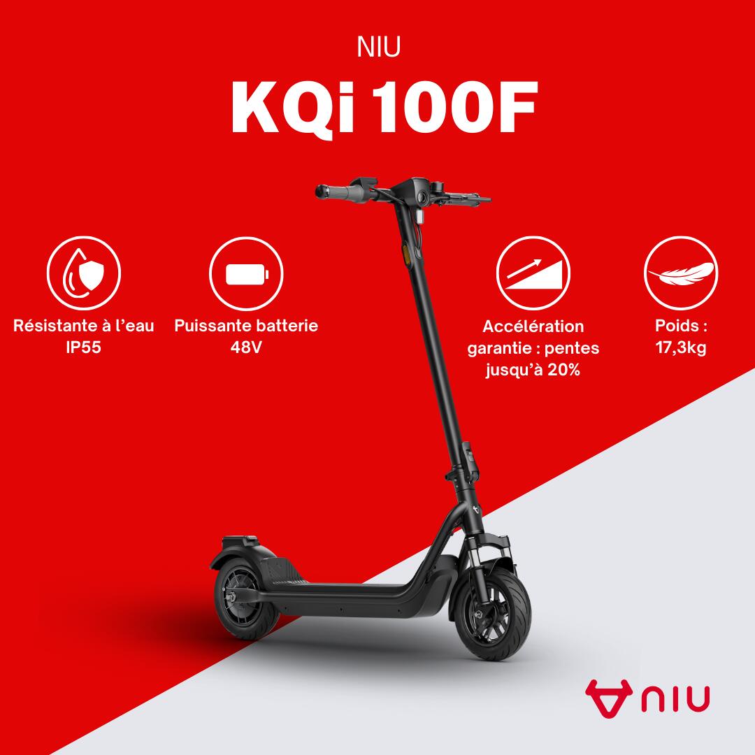 Trottinette électrique KQi 100F|Noir|léger 2/7