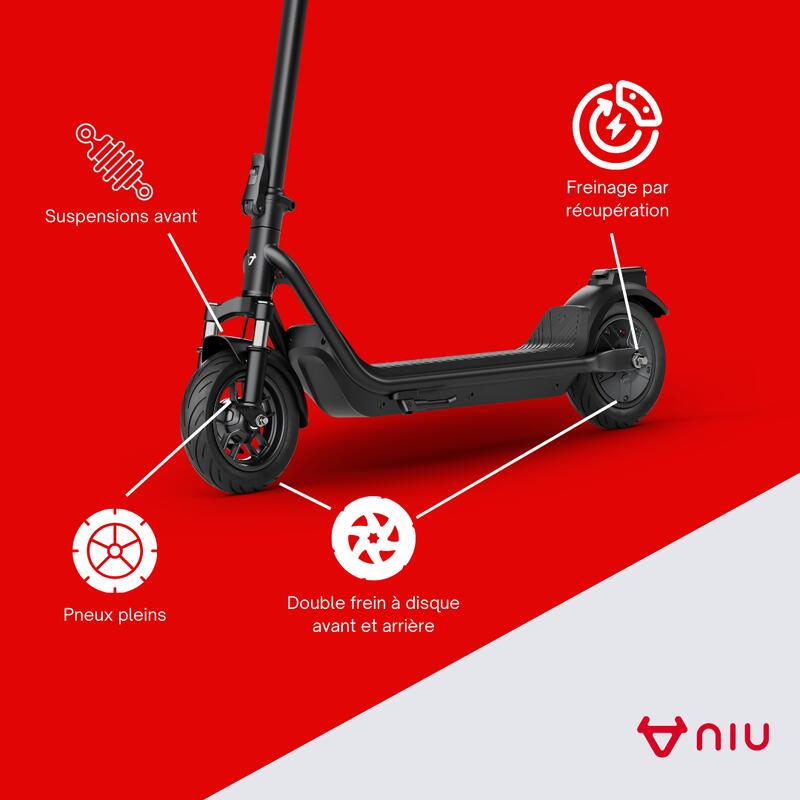Trottinette électrique KQi 100F|Noir|léger