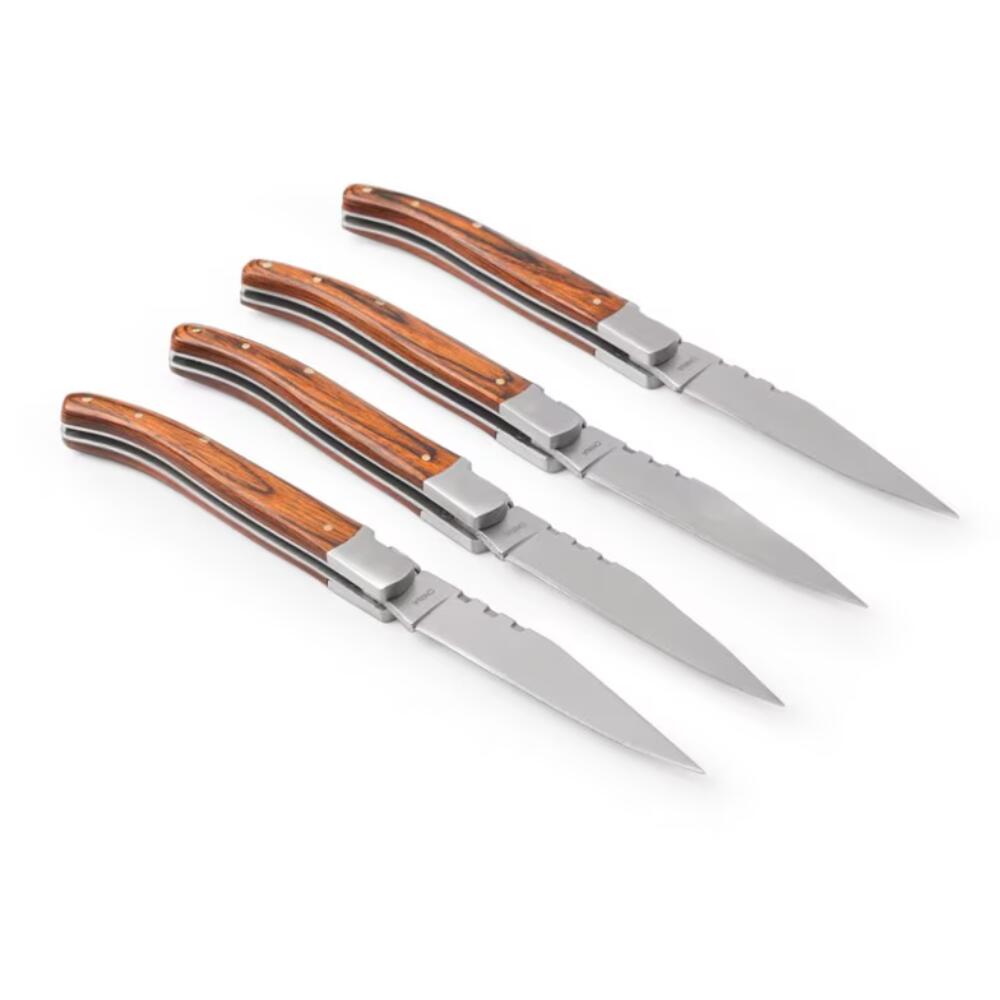 GSI Rakau – Inklapbare steakmessenset – Hout 2/3