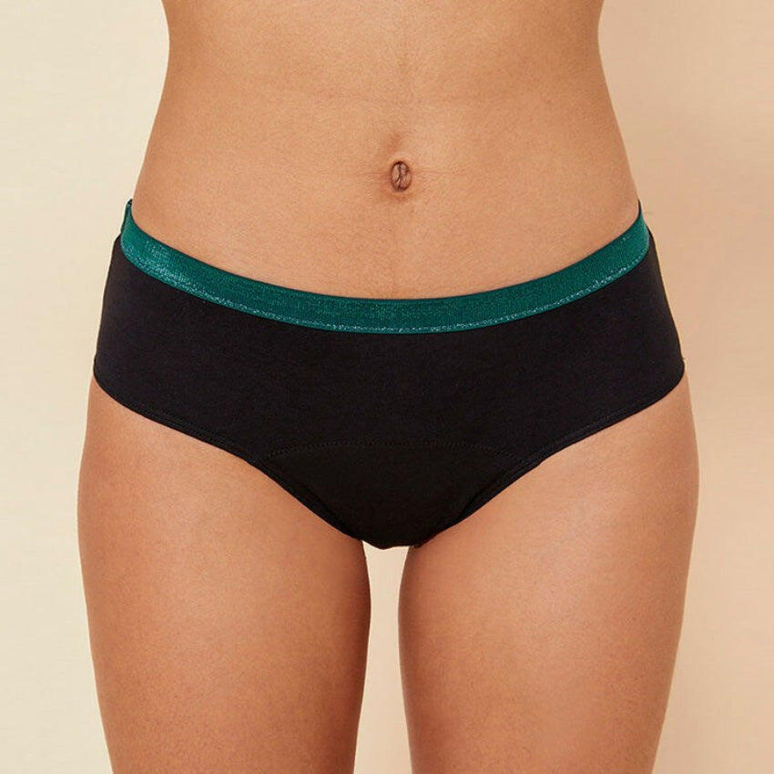 Sisters Republic - Culotte Menstruelle Absorption Medium Shorty Chloé - Culotte Shorty - Noir - 56 3xl - Decathlon