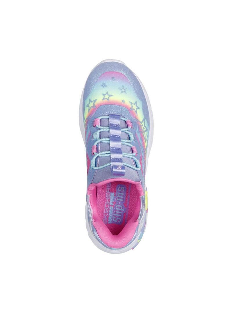 Skechers Unicorn Slip Multicolor Girl's Sneakers. 4/7