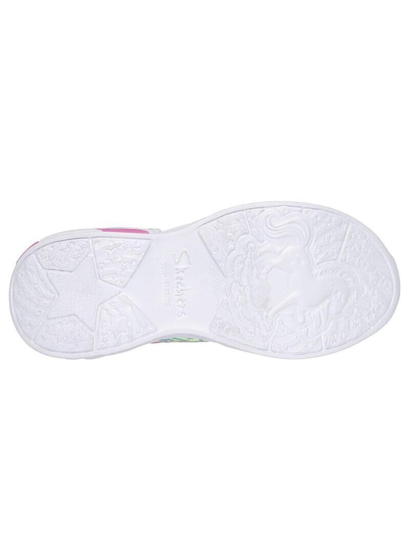 Skechers Unicorn Slip Multicolor Girl's Sneakers. 5/7