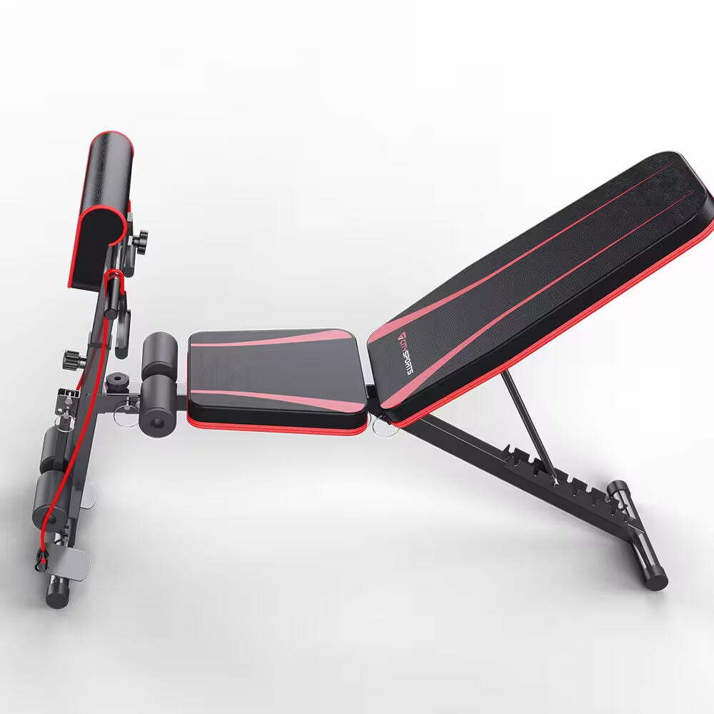 Weight Bench, Citysports, 7 Adjustable Positions and 2 Straps